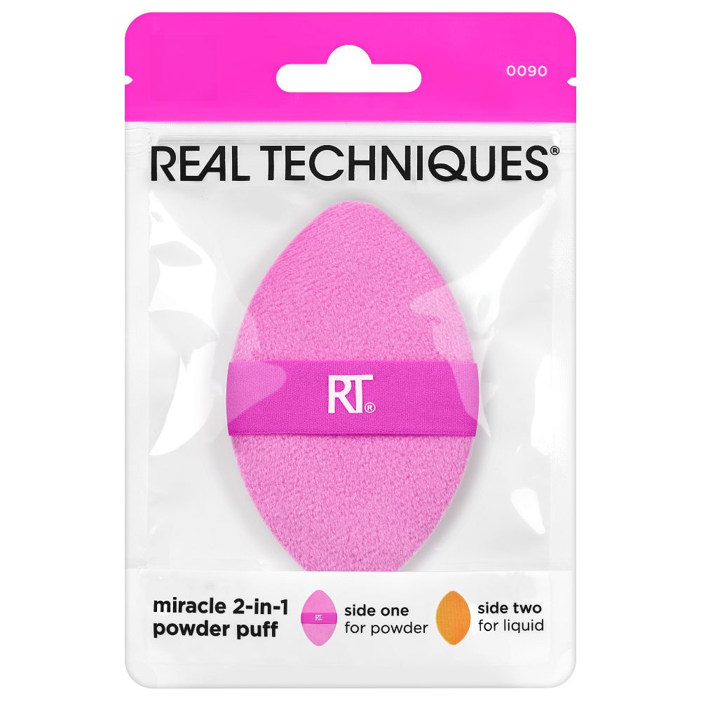 REAL TECHNIQUES MIRACLE Двустранен многофункционален пуф за лице