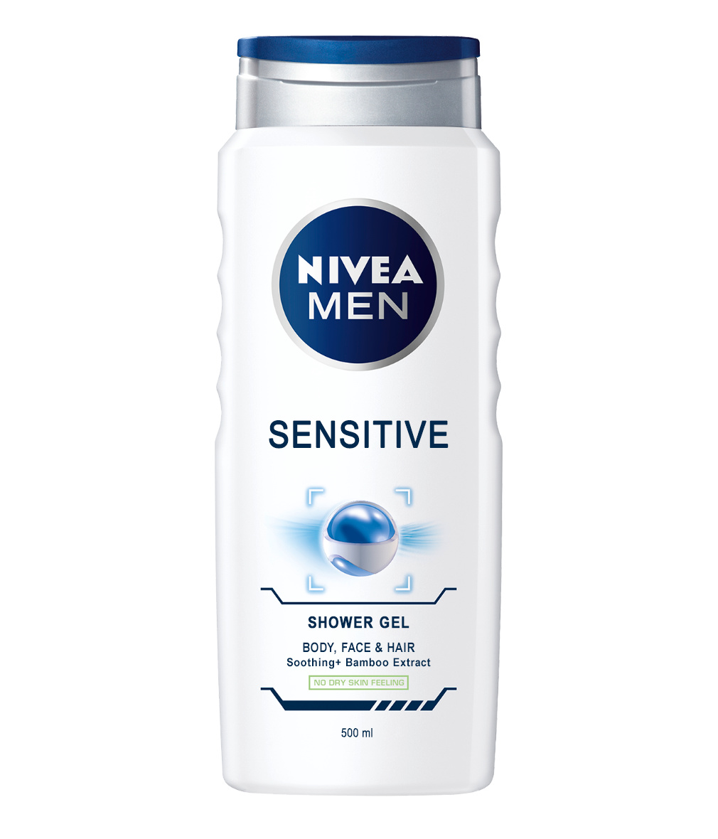 NIVEA MEN SENSITIVE Мъжки душ гел, 500 мл.