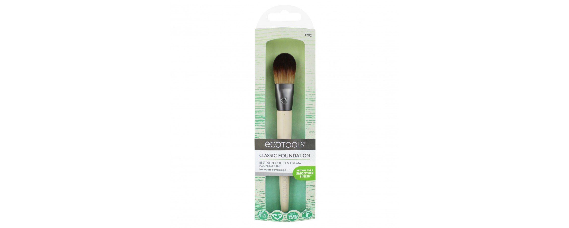 ECOTOOLS Плоска четка за фон дьо тен 1202