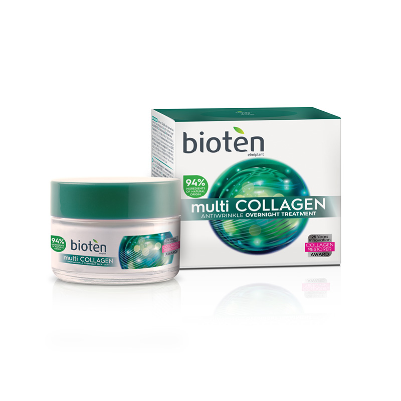 BIOTEN MULTI COLLAGEN ANTI WRINKLE  Нощен крем за лице ANTI AGING, 50 мл.