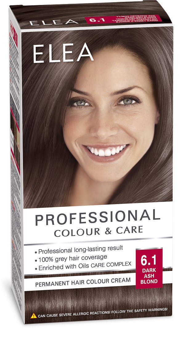 ELEA PROFESSIONAL Боя за коса 6/1 тъмно пепелно русо