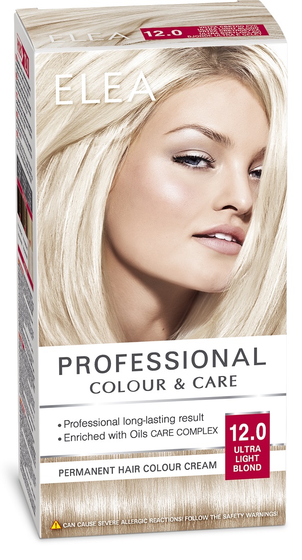 ELEA PROFESSIONAL Боя за коса 12/0 ултро светло русо
