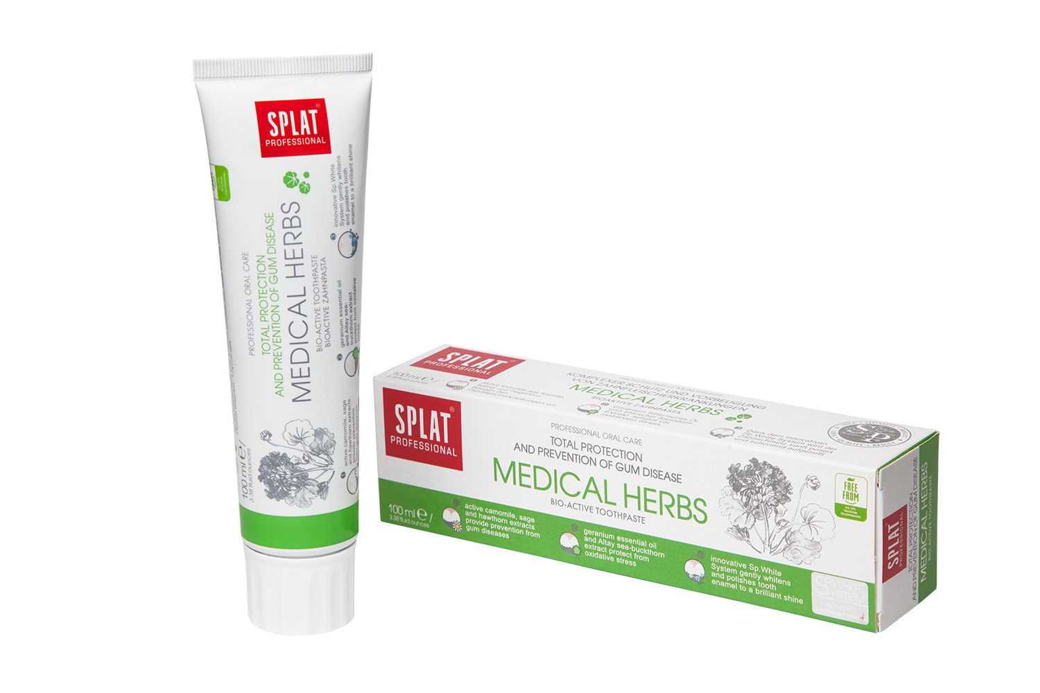 SPLAT PROFESSIONAL MEDICAL HERBS Паста за профилактика на пародонтоза,100 мл