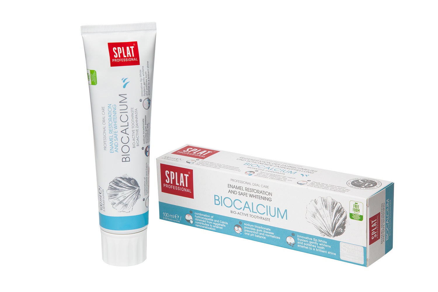 SPLAT PROFESSIONAL BIOCALCIUM Паста за чувствителни зъби, 100 мл.