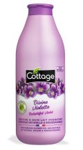 COTTAGE Delight Violet 97% натурален душ гел&пяна вана, 750мл.