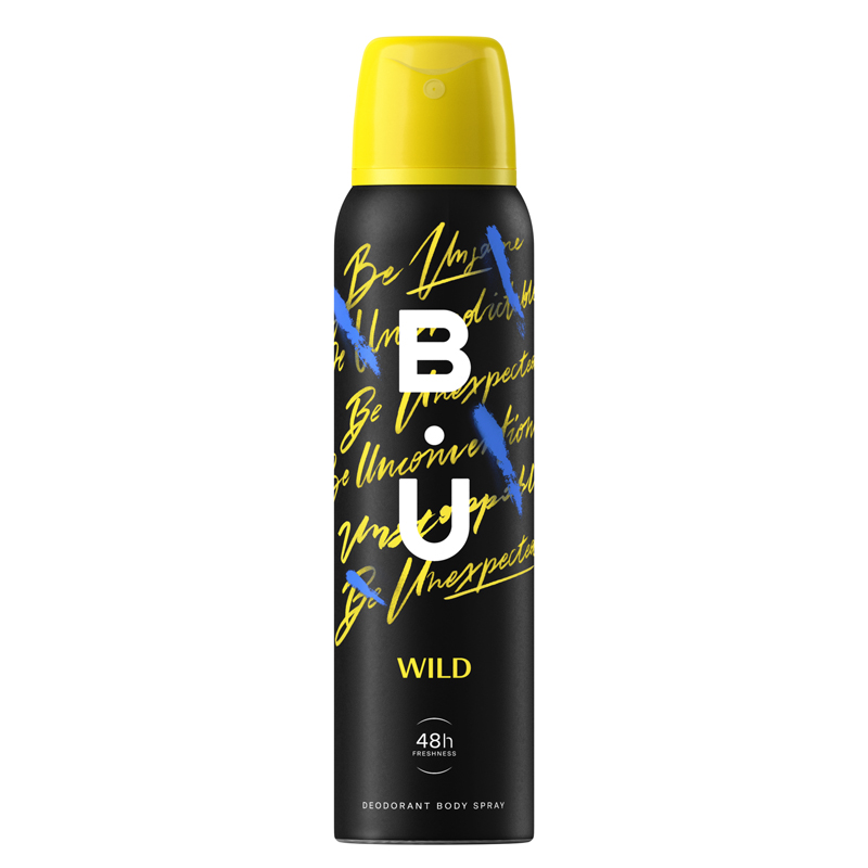 B.U WILD Дезодорант спрей ,150 мл.