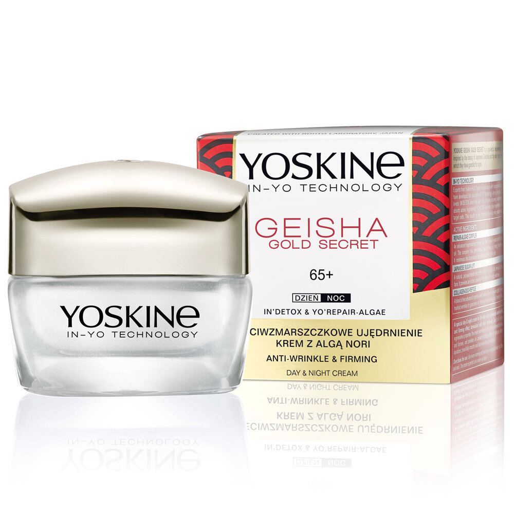 YOSKINE GEISHA GOLD SECRET Дневен/нощен крем 65+, 50мл