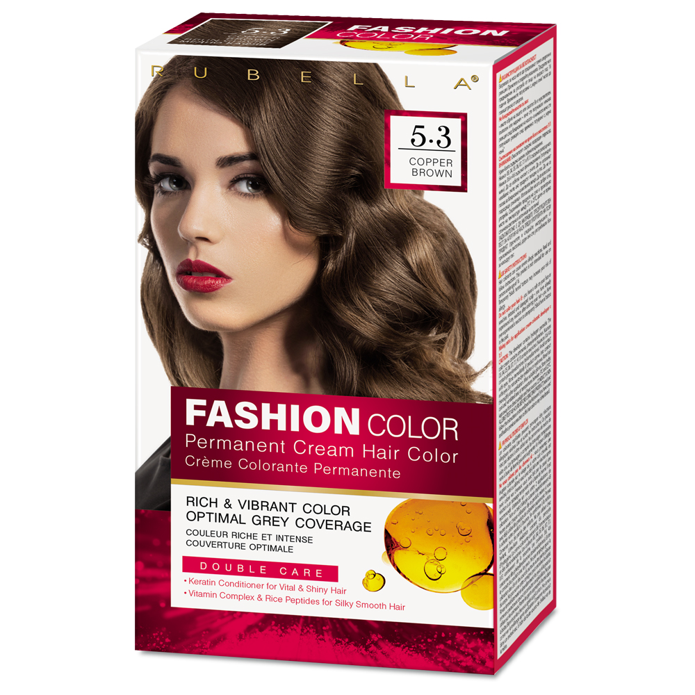 RUBELLA FASHION COLOR COPPER BROWN 5.3 Боя за коса