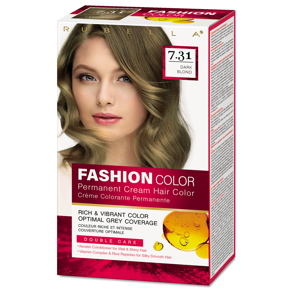 RUBELLA FASHION COLOR DARK BLOND 7.31 Боя за коса