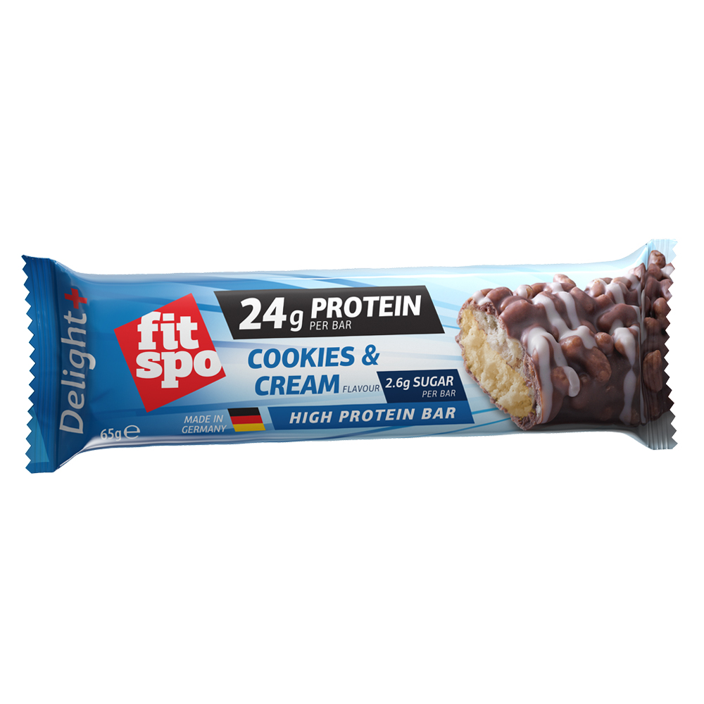 FIT SPO DELIGHT Протеинов бар Бисквита&крем 65Г