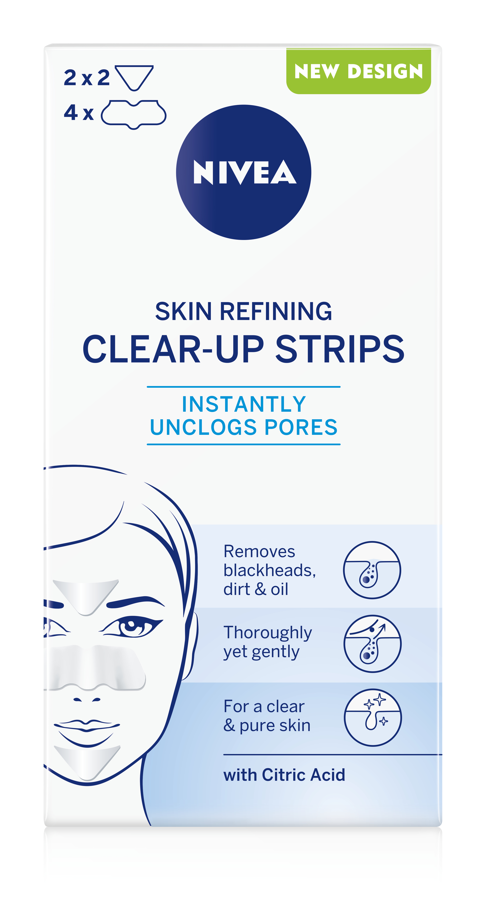 NIVEA Почистващи лепенки, 6 бр