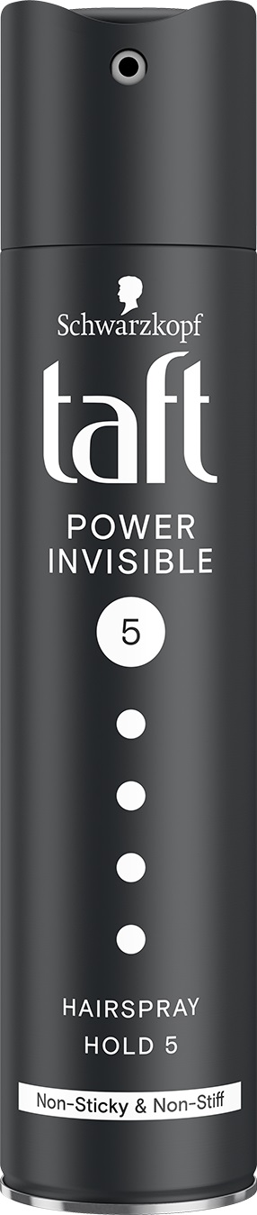 TAFT POWER INVISIBLE НИВО 5 Лак за коса, 250 мл.