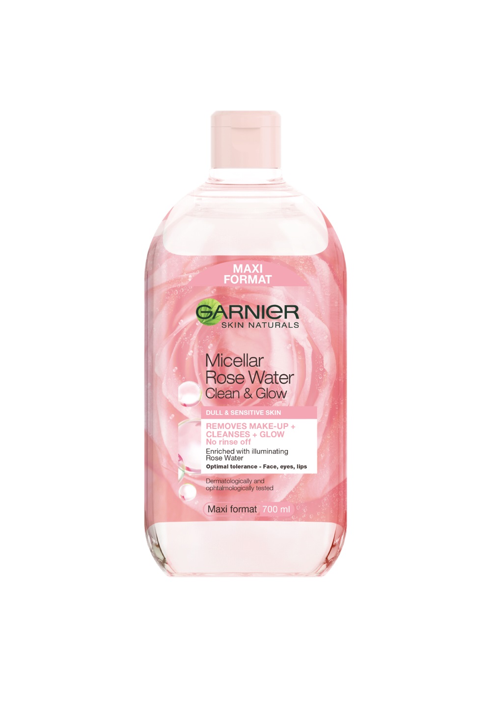 GARNIER SKINNAT Мицеларна  розова вода 700мл