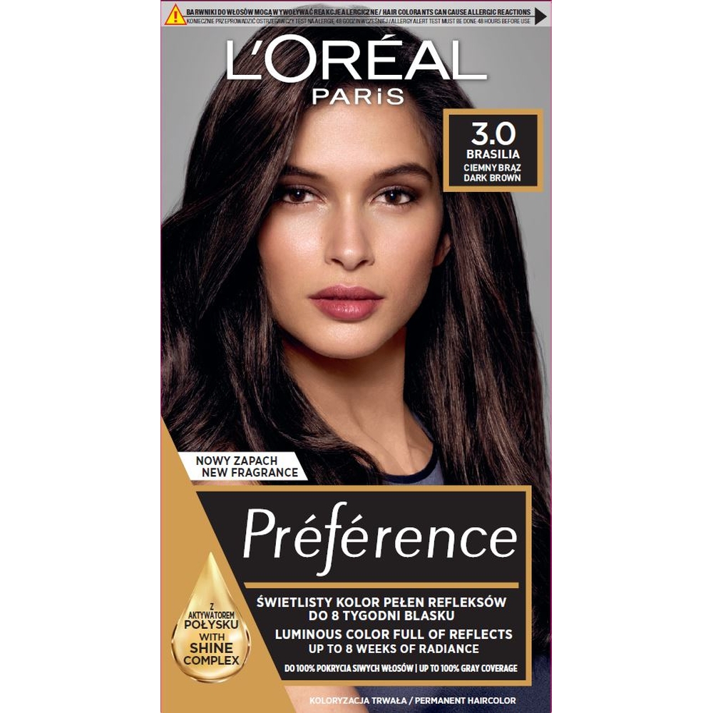 L'OREAL PARIS PREFERENCE Боя за коса B 3.0 Brasilia