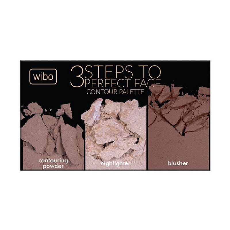 WIBO Палитра за контуриране 3 цвята Dark, 10 г