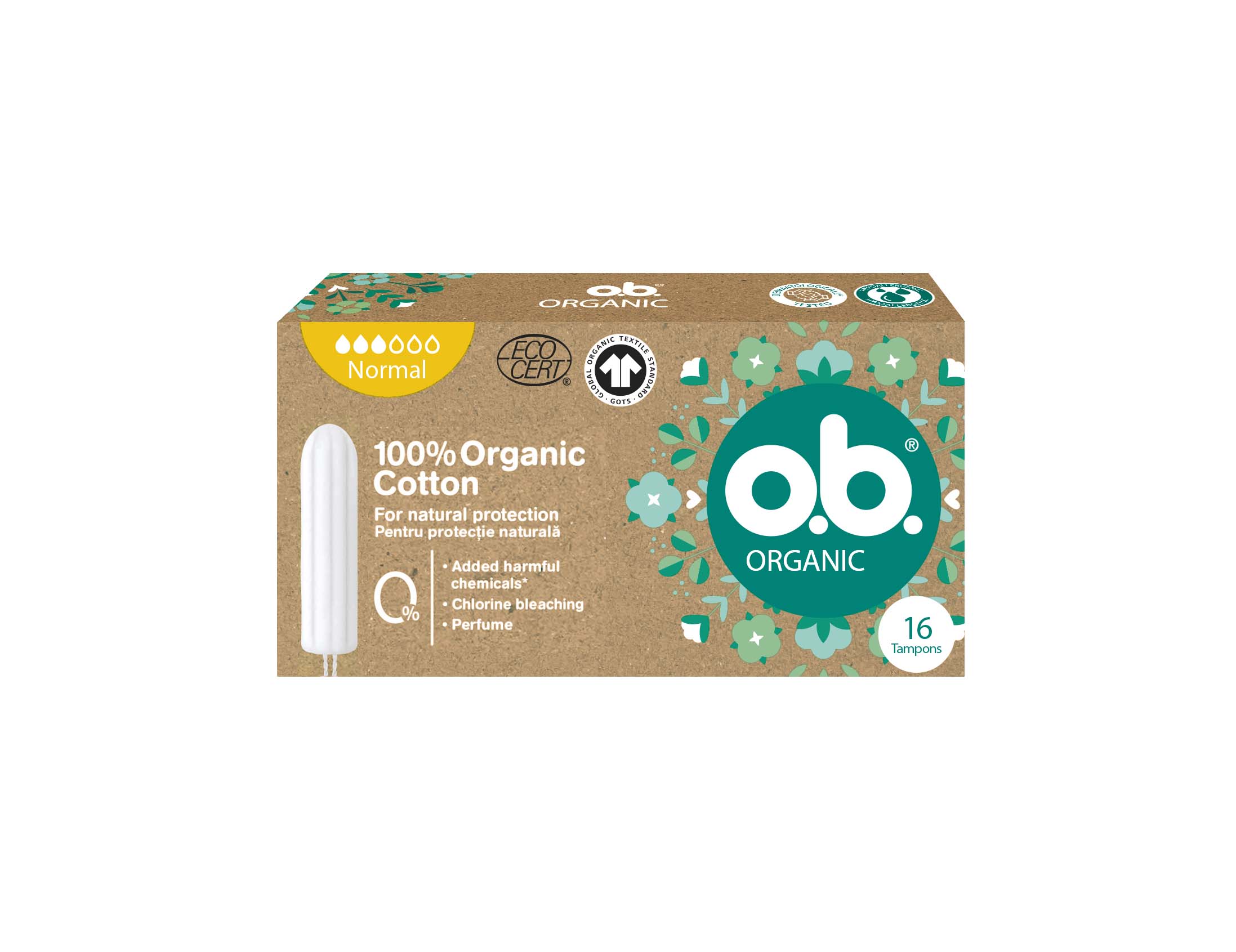 О.В. ORGANIC Тампони Нормал, 16 бр.