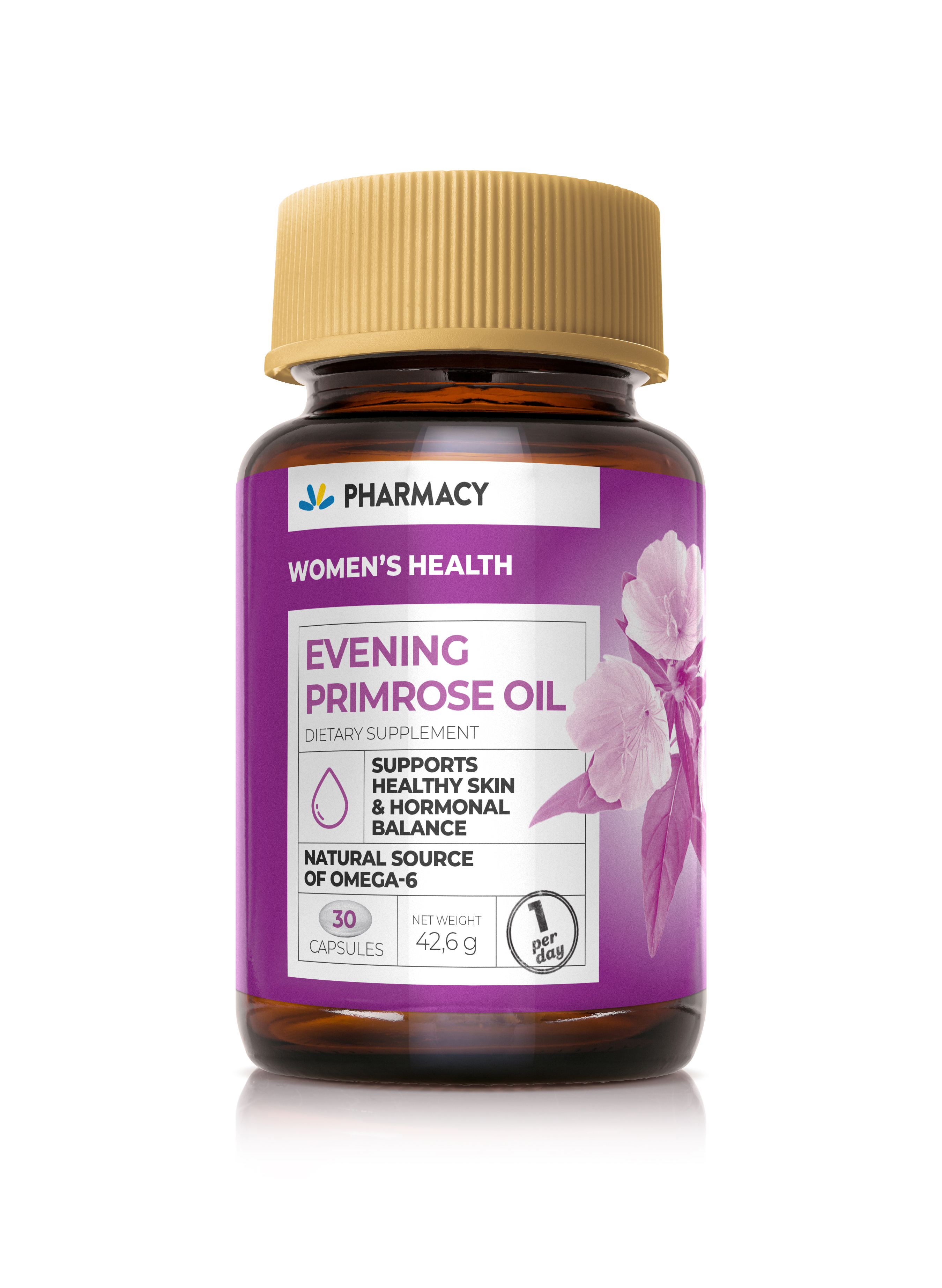 PHARMACY Масло от вечерна иглика, 30 капсули