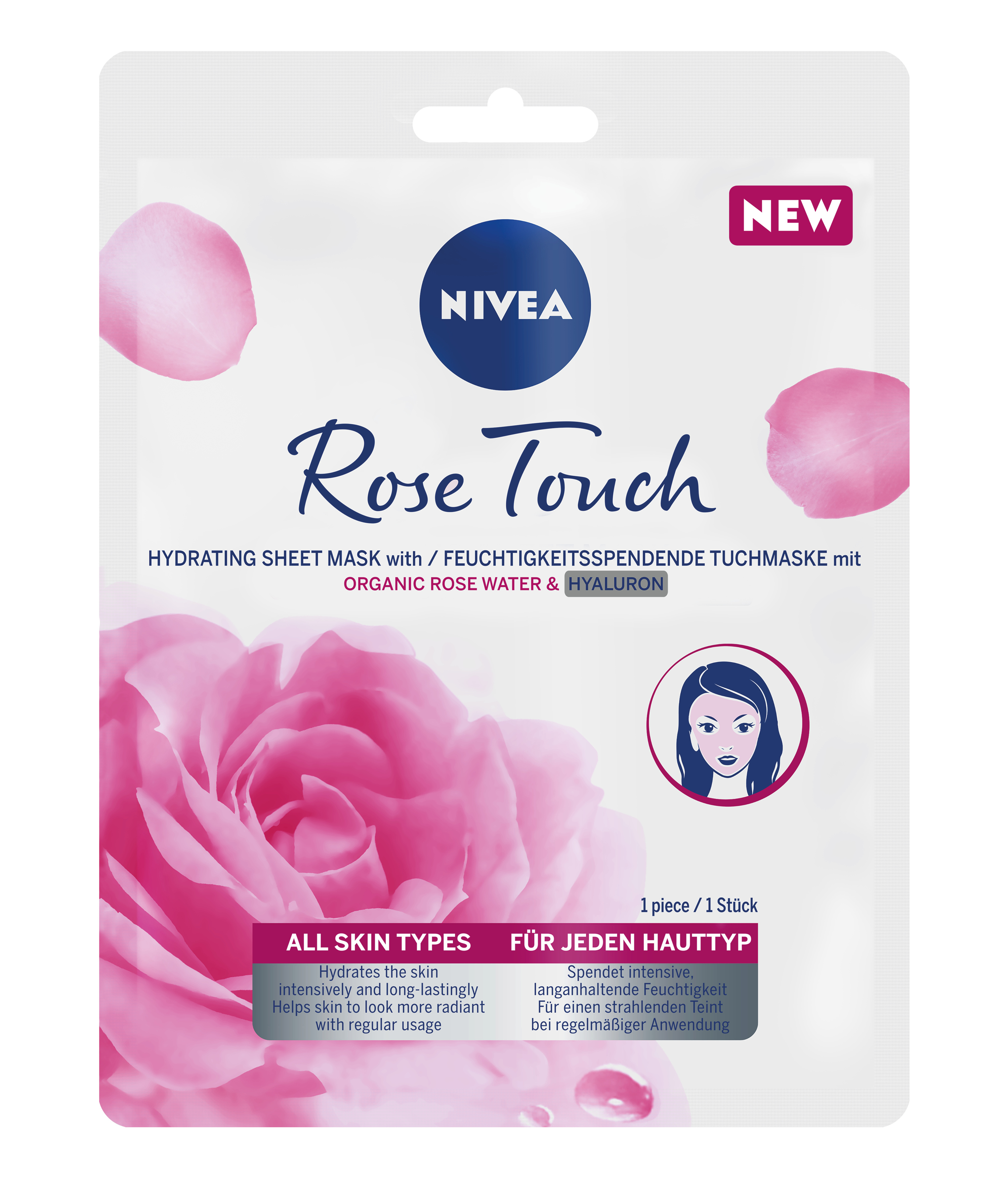 NIVEA Rose Water Лист маска