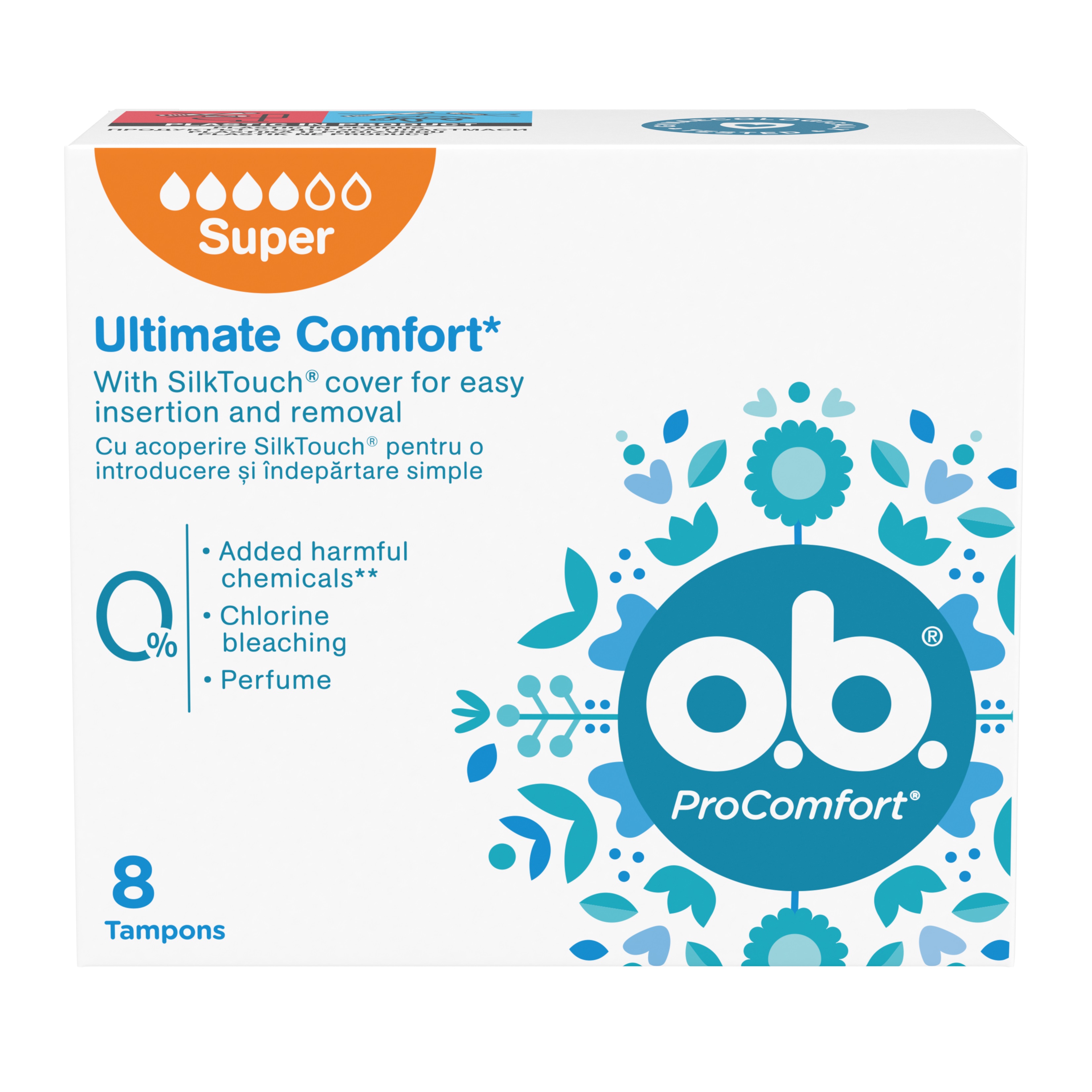 О.В. PRO COMFORT Тампони супер, 8 бр
