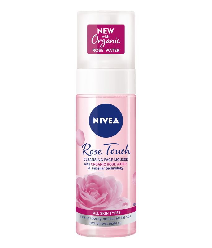 NIVEA ROSE TOUCH Измиваща пяна, 150 мл.