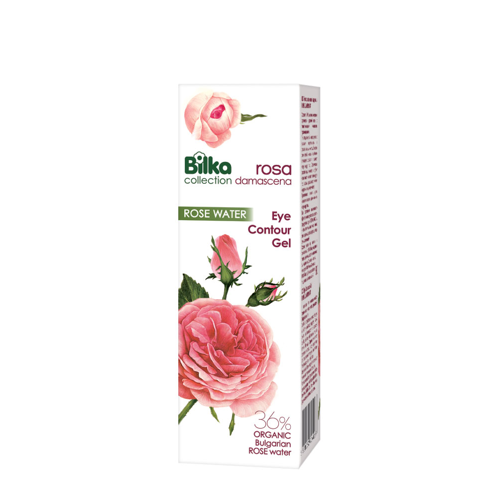 BILKA ROSA DAMASCENA Крем за около очи с органична розова вода, 25 мл