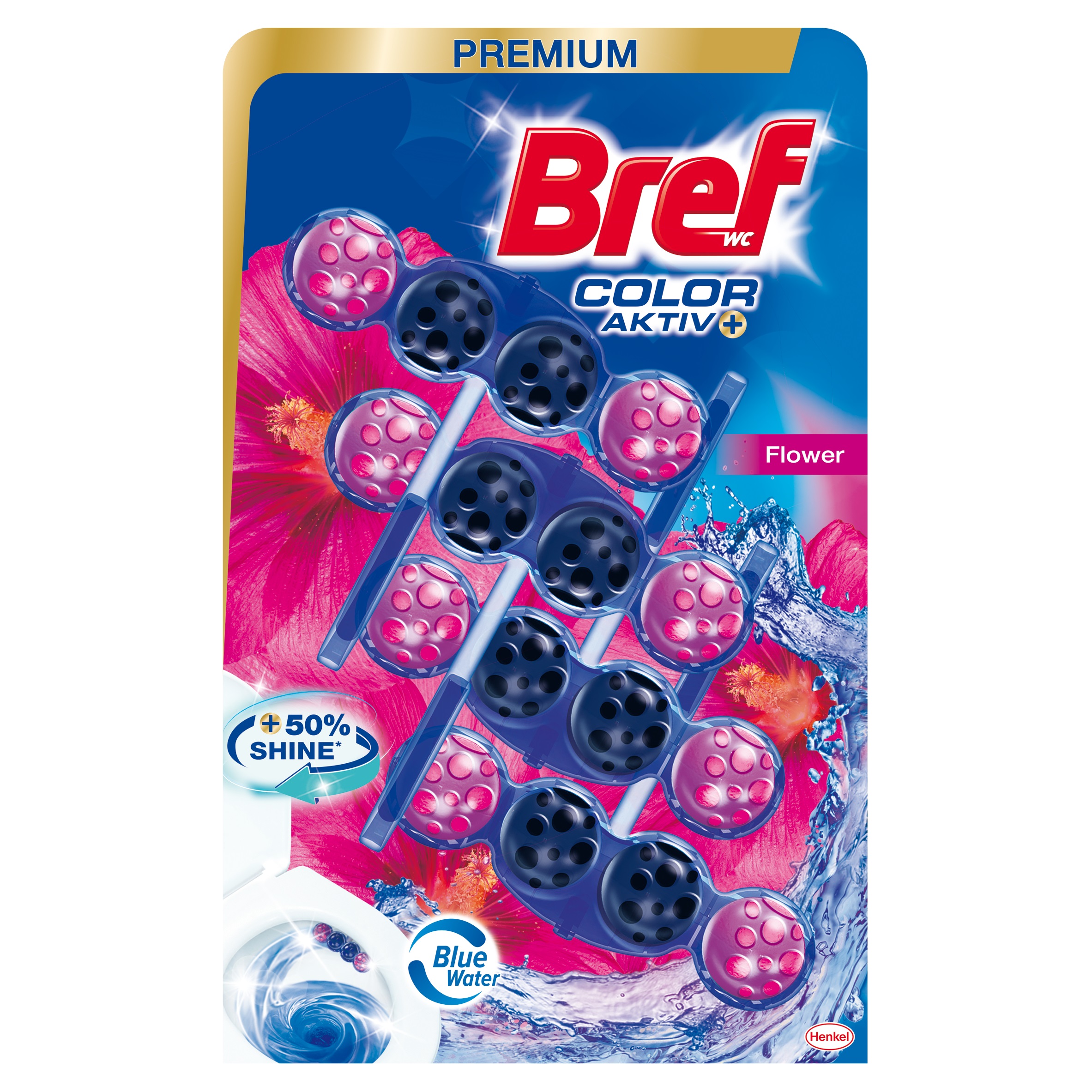 BREF Color Aktiv тоалетно блокче Flower 4x50гр