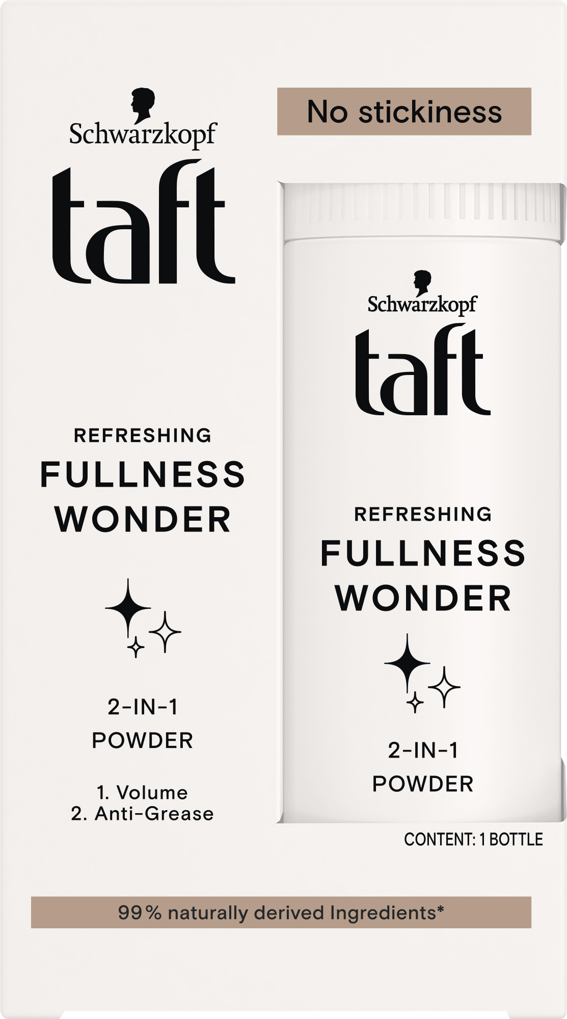 TAFT 2-IN-1 POWDER REFRESHING FULLNESS WONDER Пудра за обем