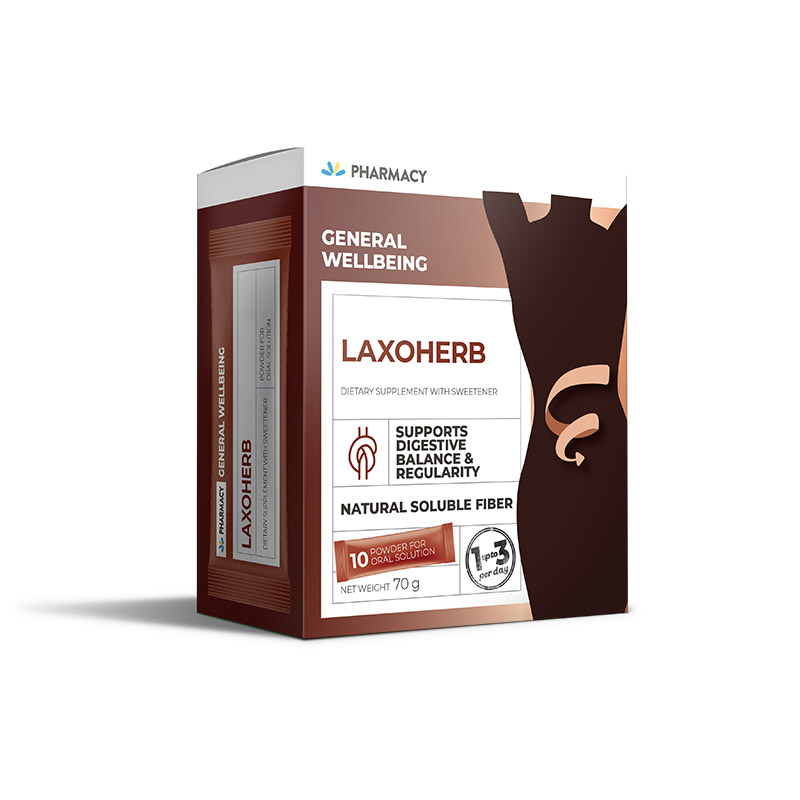 PHARMACY LAXOHERB Хранителна добавка, 10 Сашета