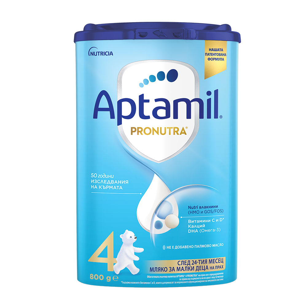 APTAMIL PRONUTRA 4 Мляко за малки деца след 24-месечна възраст, 800г