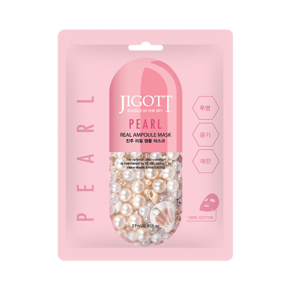 JIGOTT PEARL REAL Ампулна маска с екстракт от перли