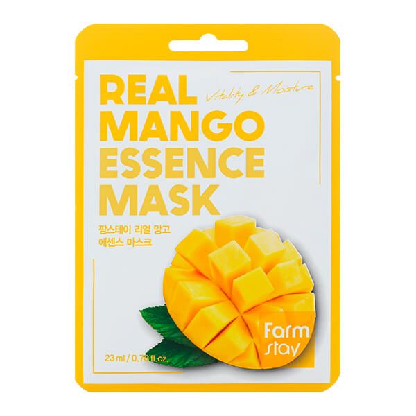 FARMSTAY REAL MANGO ESSENCE MASK Маска за лице с екстракт от манго