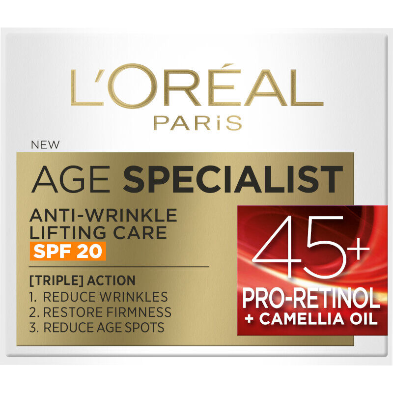 L'OREAL PARIS DERMO AGE EXPERT 45+ Дневен крем SPF 20, 50мл