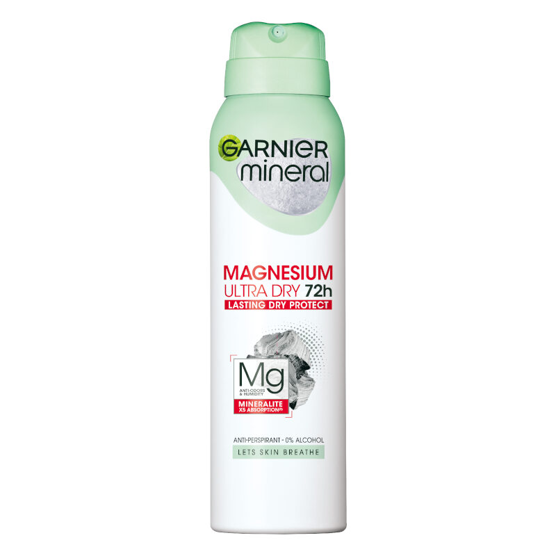 GARNIER MIN MAGNESIUM ULTRA DRY Дамски део спрей,150 мл.