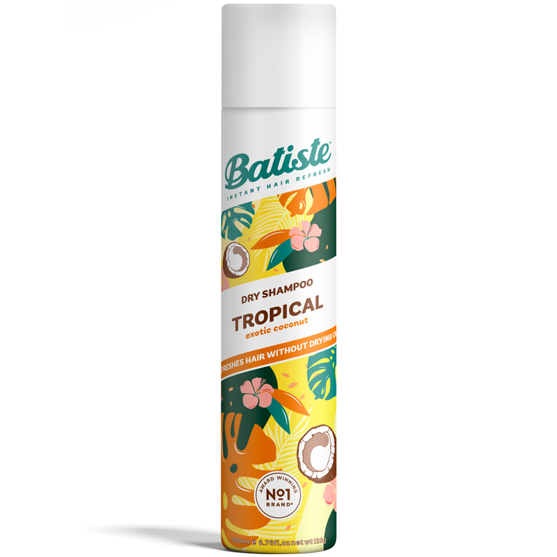 BATISTE TROPICAL Сух шампоан за коса, 200мл.