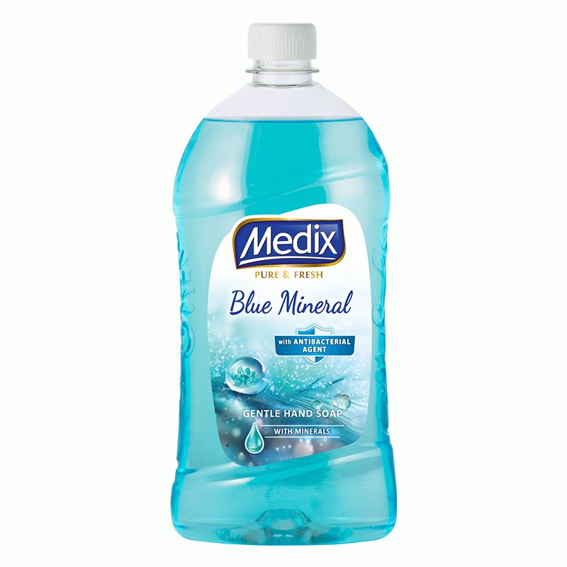 MEDIX  PURE&FRESH BLUE MINERALТечен сапун пълнител, 800 мл.
