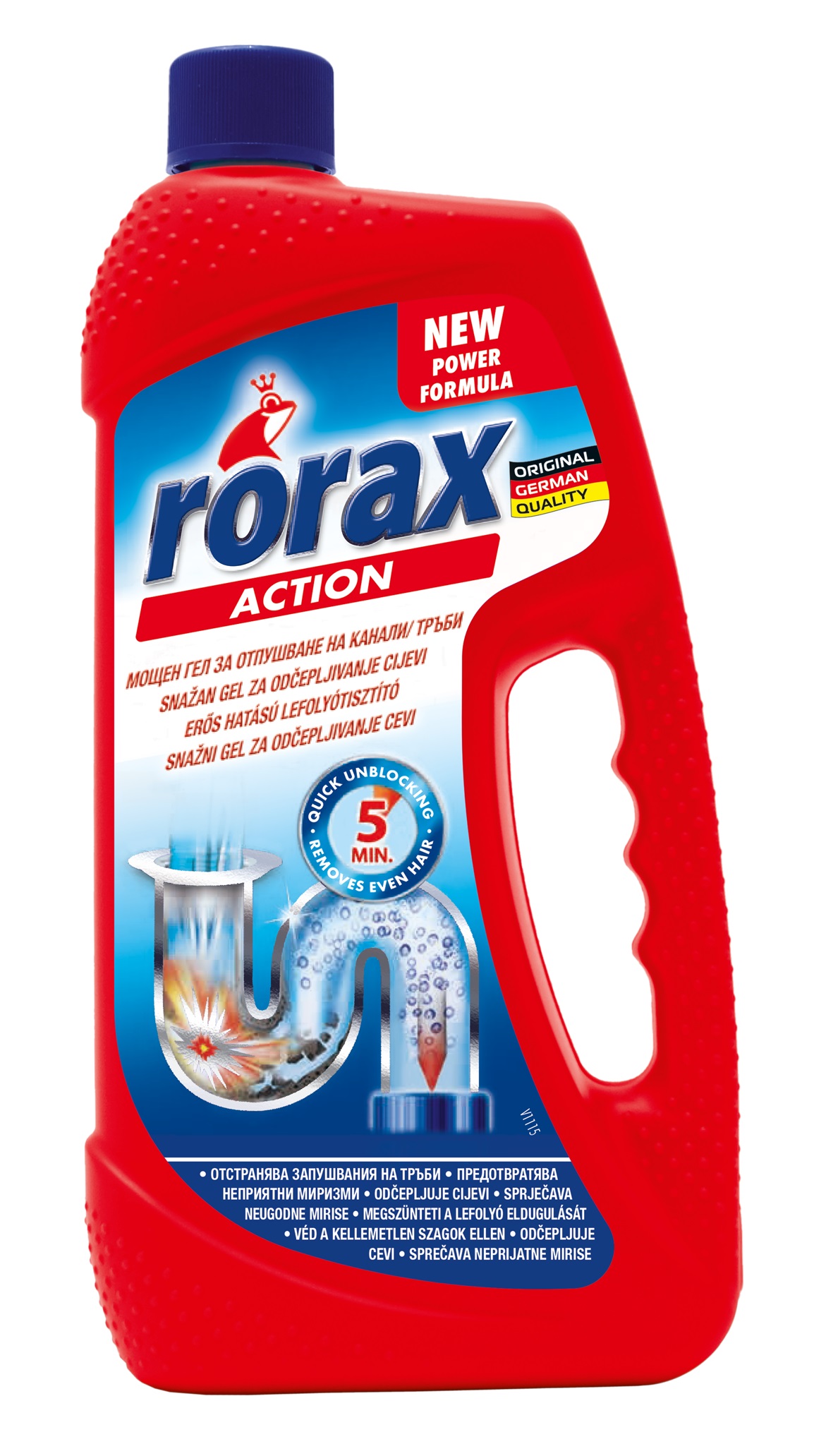 RORAX Гел за отпушване на канали, 1 л.