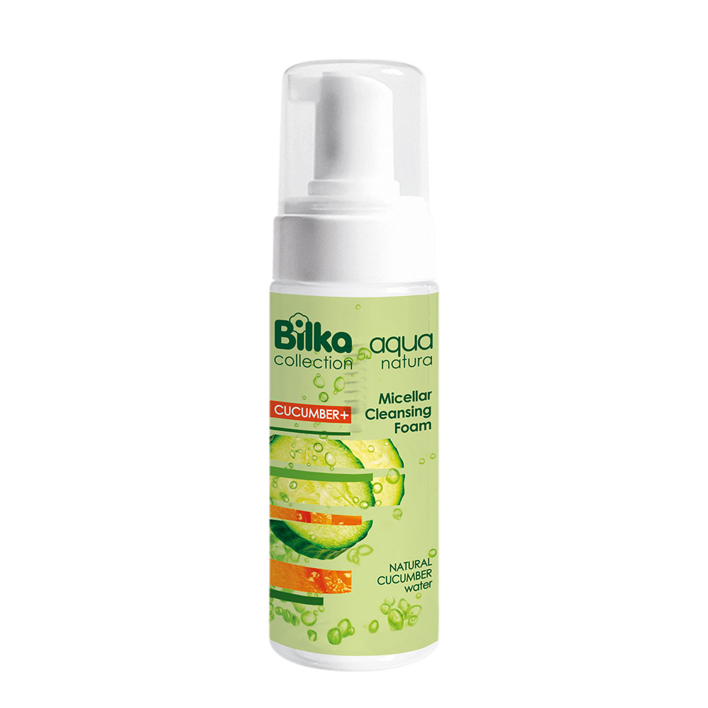 BILKA AQUA Мицеларна пяна за измиване на лице, 140мл.