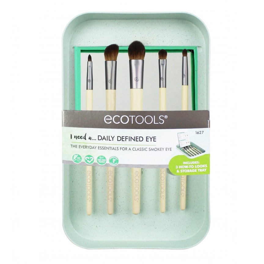 ECOTOOLS Комплект четки за грим за очи 1627, 5 бр.