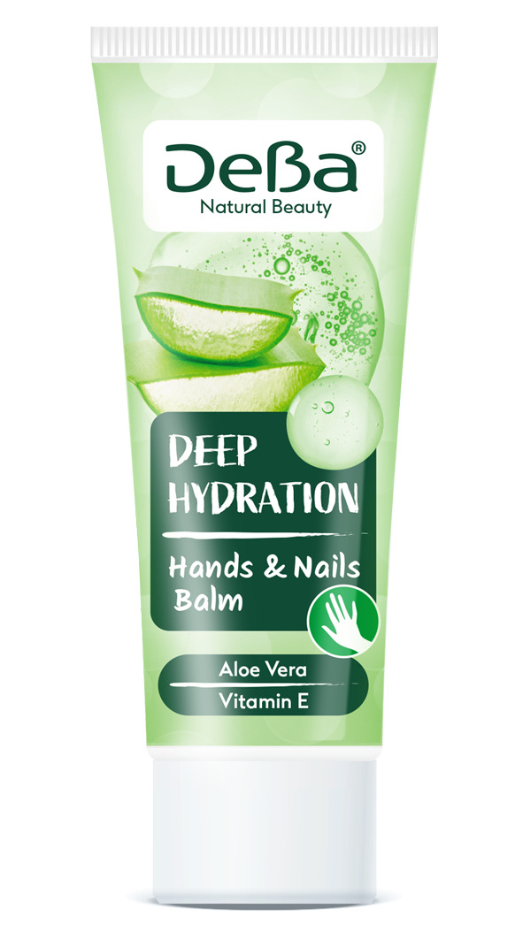 DeBa NATURAL BEAUTY Балсам за ръце и нокти с алое, 75 мл