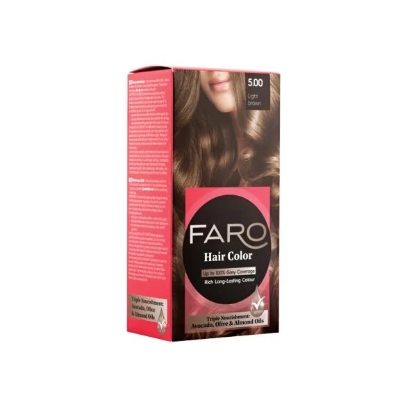 FARO Боя за коса 5.0 светло кафява, 75 мл.
