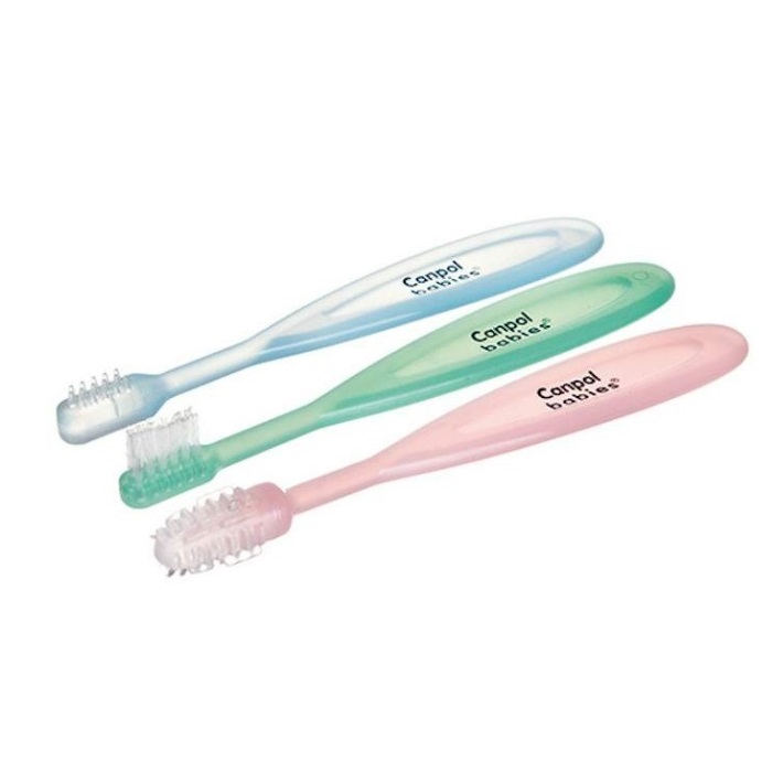 CANPOL BABIES Четки за зъби 3+месеца, 3 бр