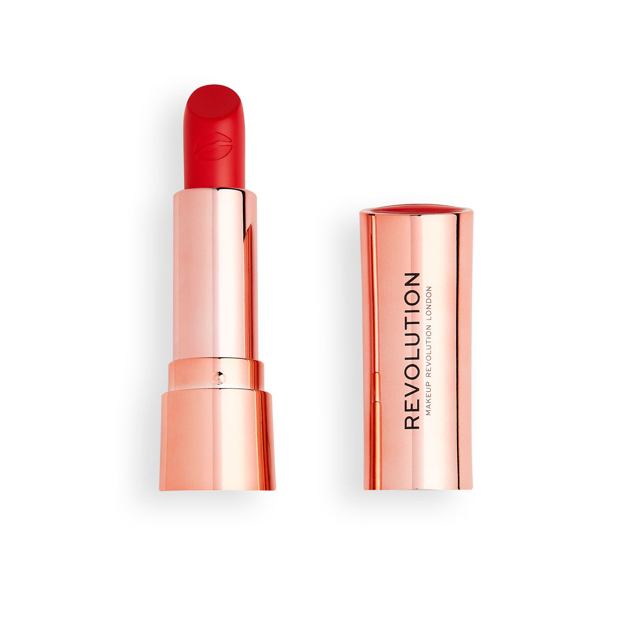 REVOLUTION Червило за устни Satin Kiss Decadence Red