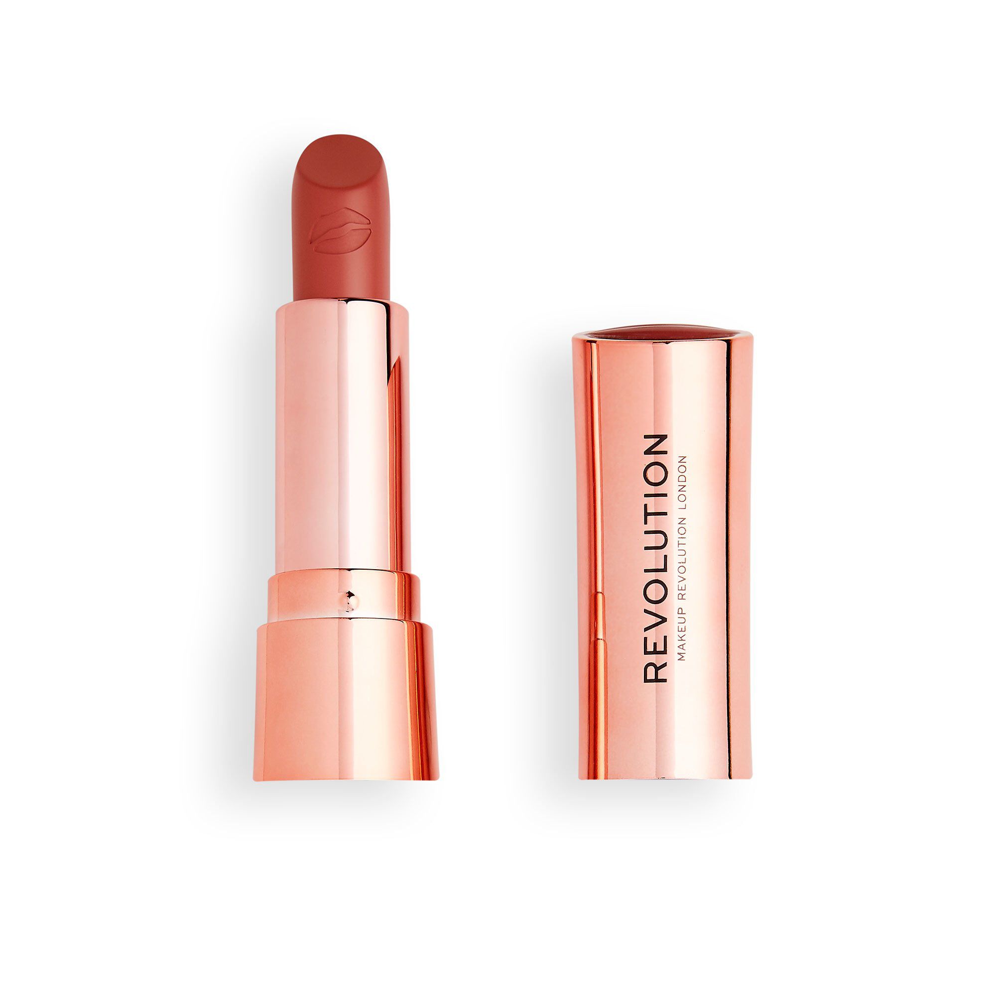 REVOLUTION Червило за устни Satin Kiss Race Peach Nude