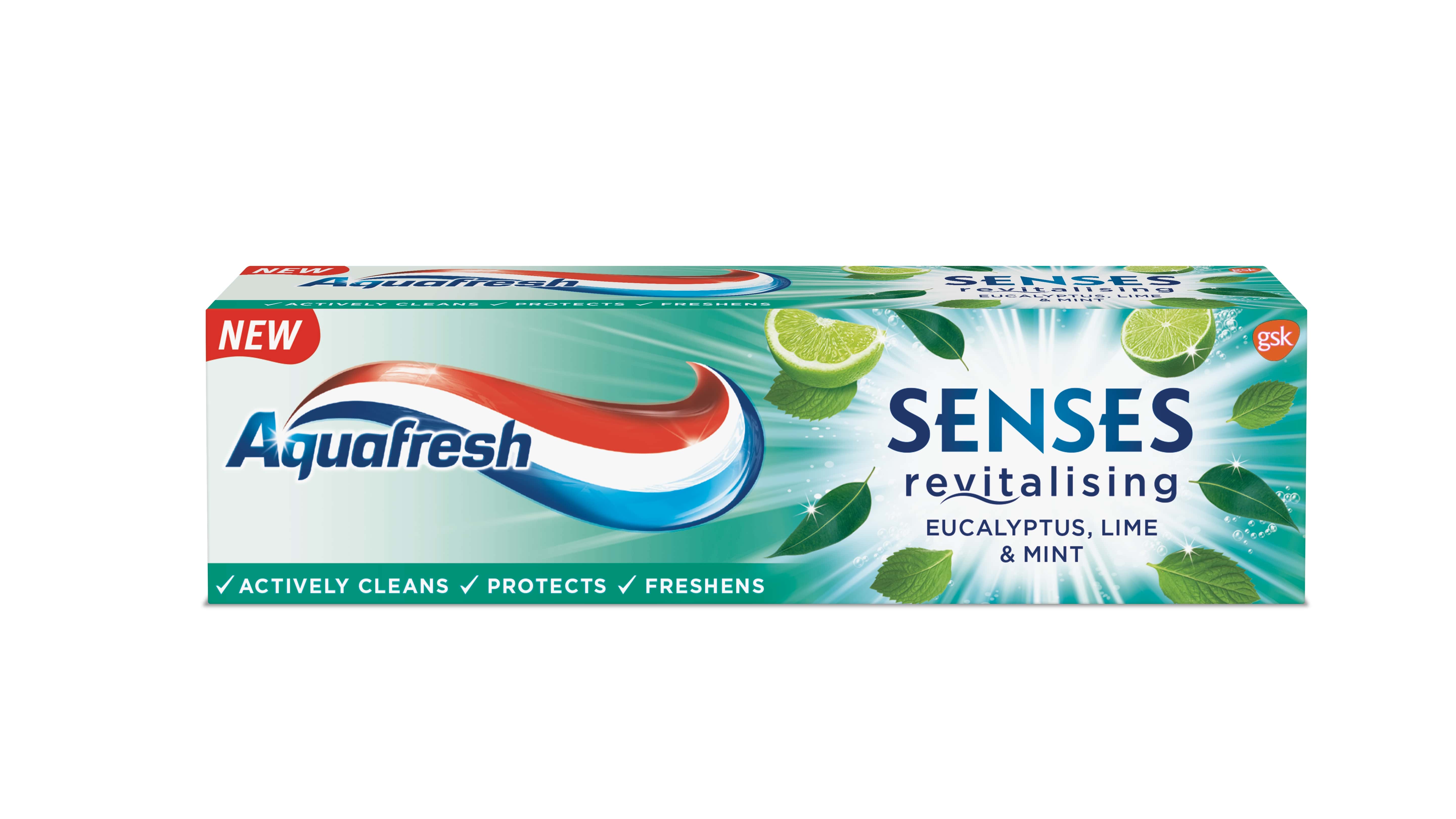 AQUAFRESH  SENSES EUCLYPTUS Паста за зъби, 75мл.