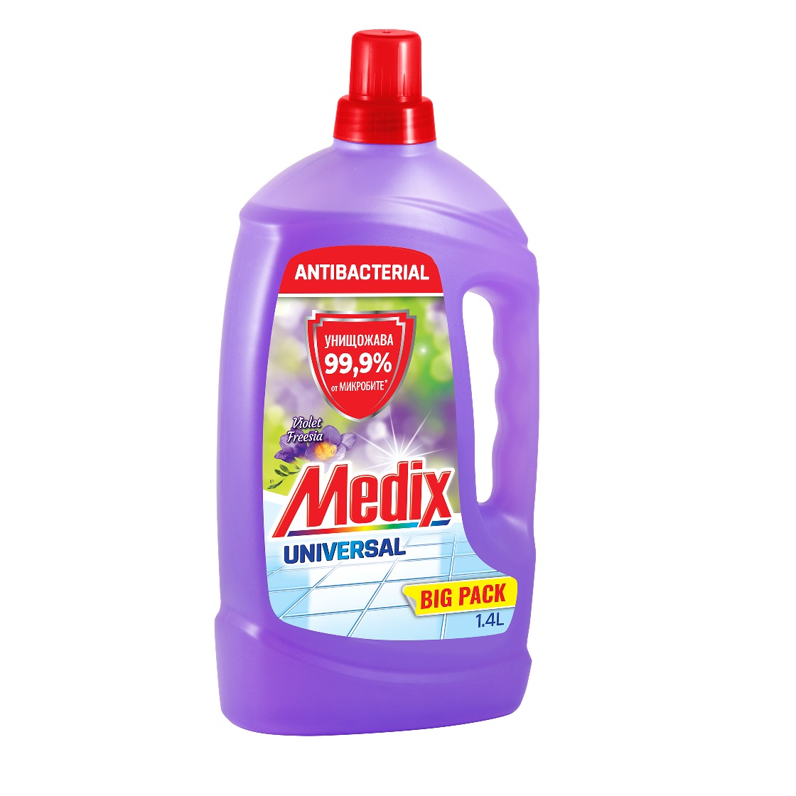 МEDIX UМEDIX UNIVERSAL ANTIBACTERIAL Препарат за под Фрезия, 1.4 л.