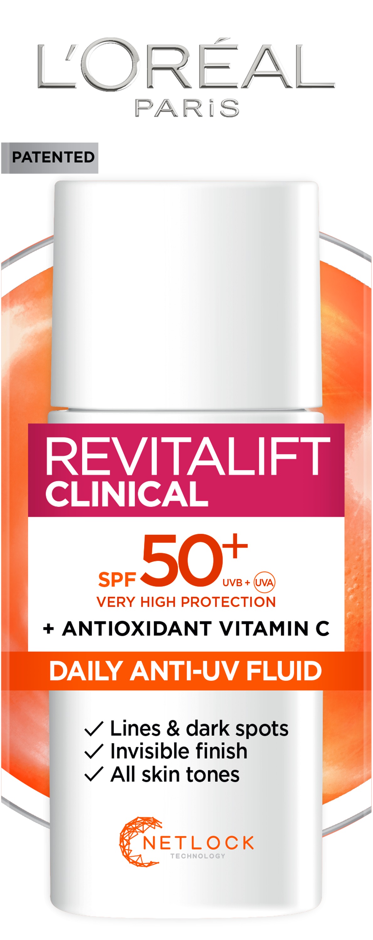 L'OREAL PARIS REVITALIFT CLINICAL VITAMIN C Kрем за лице SPF+50, 50мл