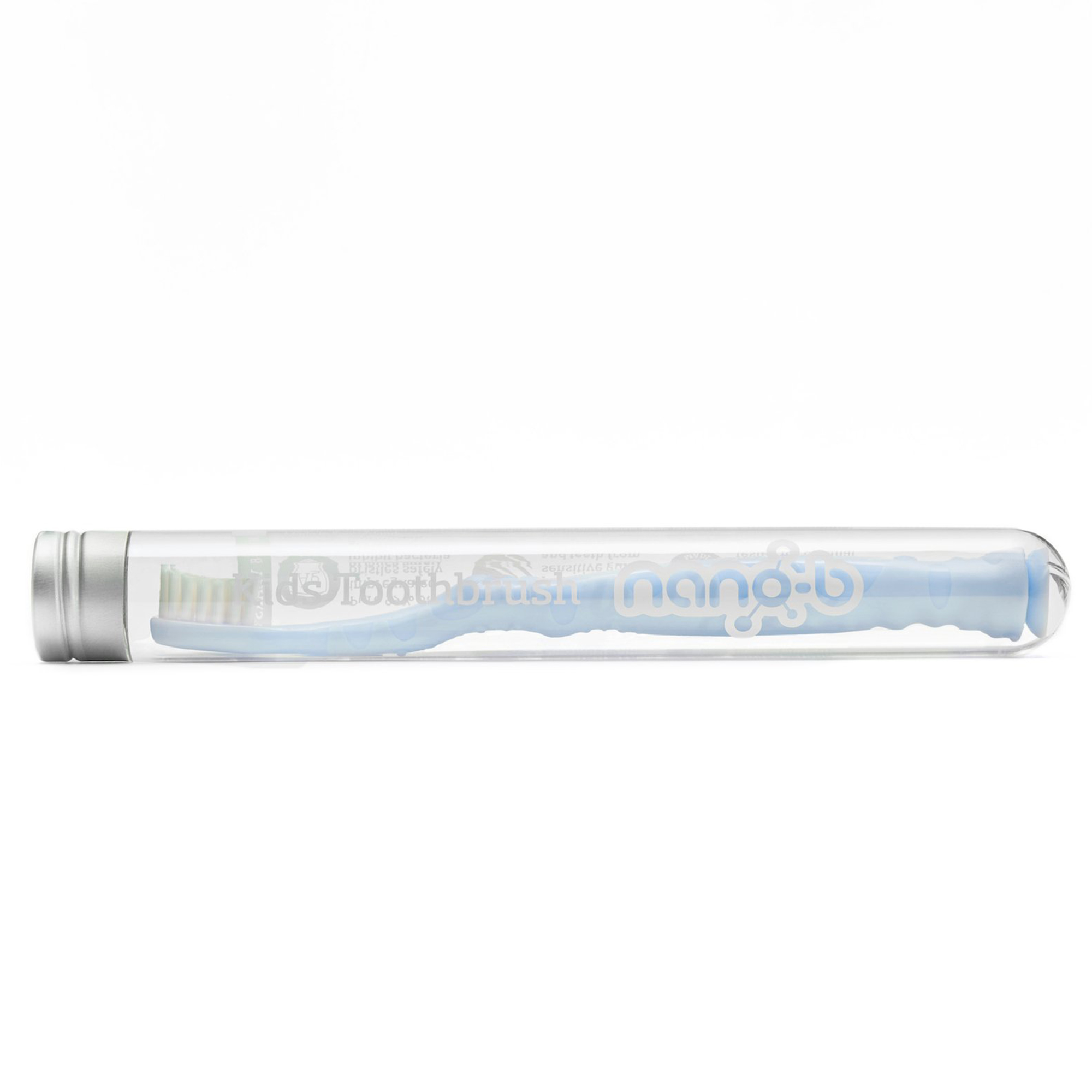 NANO-B Детска четка за зъби, 1 бр., синя дръжка