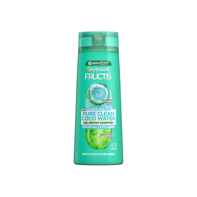 GARNIER FARNIER COCONUT WATER Шампоан за коса със сухи краища, 400мл.