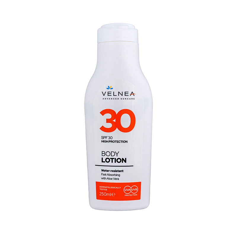 VELNEA SUN CARE Слънцезащитен лосион за тяло SPF 30, 250 мл