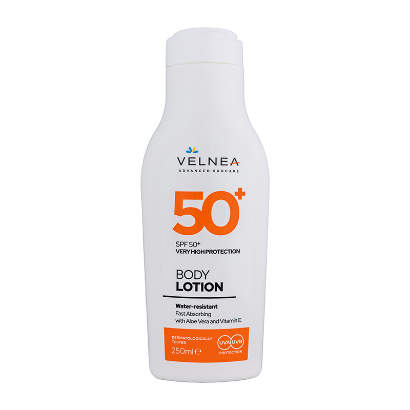 VELNEA SUN CARE Слънцезащитен лосион за тяло SPF 50+, 250 мл